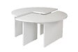 HABITAT ET JARDIN - Table basse en bois "Moira" 90 x 90 x 41 cm - Blanc naturel - vignette