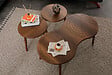 HABITAT ET JARDIN - Ensemble de table basse en bois "Marlo" 100 x 50 x 45 cm - Noyer - vignette