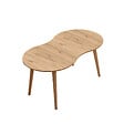 HABITAT ET JARDIN - Table basse en bois "Moon" 99 x 54 x 45 cm - Chêne - vignette