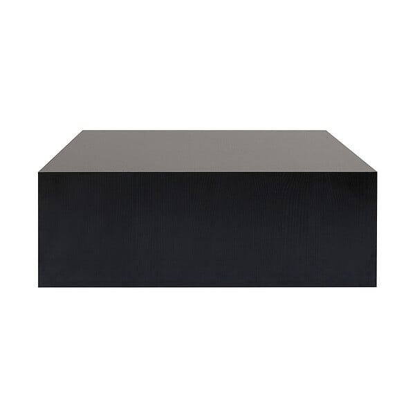 HABITAT ET JARDIN - Table Basse en MDF "Prizma" - 90 x 90 x 35 cm - Bois Noir - large