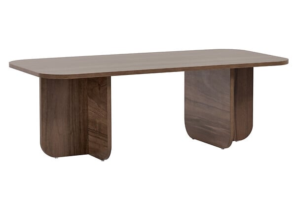 HABITAT ET JARDIN - Table basse en bois "Akira" 120 x 60 x 41 cm - Noyer - large