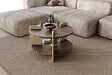 HABITAT ET JARDIN - Table basse en bois "Oalla" 70 x 70 x 45 cm - Noyer - vignette