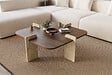 HABITAT ET JARDIN - Table basse en bois "Poalla" - 90 x 90 x 35 cm - Marron - vignette