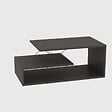 HABITAT ET JARDIN - Table basse en bois "Cayenne" - 100 x 50 x 40 cm - Gris anthracite - vignette