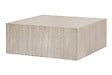 HABITAT ET JARDIN - Table Basse en MDF "Prizma" - 90 x 90 x 35 cm - Travertin - vignette