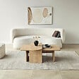 HABITAT ET JARDIN - Ensemble de table basse en bois "Paris" 105 x 60 x 35 cm - Bronze - vignette
