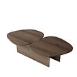 HABITAT ET JARDIN - Table basse en bois "Stones" 125 x 60 x 38 cm - Noyer - vignette
