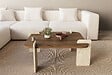 HABITAT ET JARDIN - Table basse en bois "Afrolli" - 90 x 90 x 35 cm - Marron - vignette