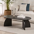 HABITAT ET JARDIN - Table basse en bois "Melina" 120 x 60 x 40 cm - Bois Noir - vignette