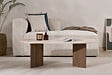 HABITAT ET JARDIN - Table basse en bois "Sable" 119 x 60 x 40 cm - Travertin - vignette