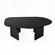 HABITAT ET JARDIN - Table basse en bois "Rock" 100 x 60 x 35 cm - Noir - vignette