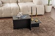 HABITAT ET JARDIN - Table basse en bois "Harmony" 80 x 40 x 40 cm - Bois Noir - vignette