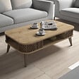 HABITAT ET JARDIN - Table basse en bois "Eylul" - 105 x 60 x 34 cm - Marron - vignette