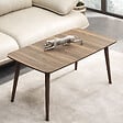 HABITAT ET JARDIN - Table basse en bois "Luci" 100 x 53 x 45 cm - Noyer - vignette