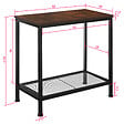 TECTAKE - Table d’appoint FILTON 60x30,5x60,5cm - vignette