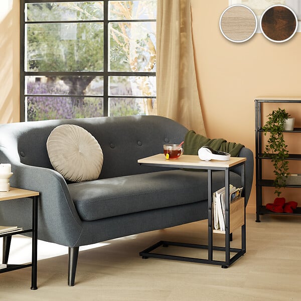 TECTAKE - Table d’appoint WIGAN 55x36,5x60cm - large