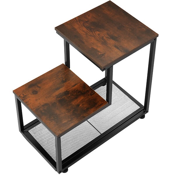 TECTAKE - Table d’appoint HALIFAX 60,5x35,5x60,5cm - large