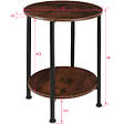 TECTAKE - Table d’appoint BALLINA 45x64cm - vignette