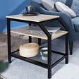 TECTAKE - Table d’appoint PLYMOUTH 36,5x58,5x59,5cm - vignette