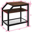 TECTAKE - Table d’appoint PLYMOUTH 36,5x58,5x59,5cm - vignette
