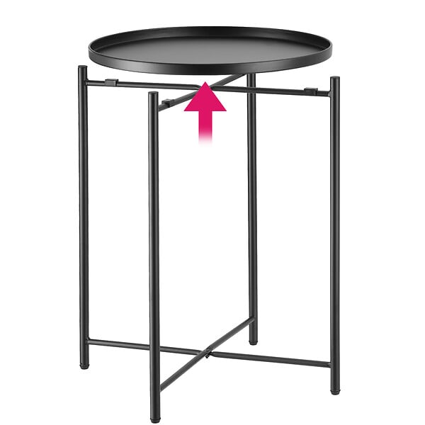 TECTAKE - Table d’appoint CHESTER 45,5x45,5x53cm - large