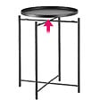 TECTAKE - Table d’appoint CHESTER 45,5x45,5x53cm - vignette