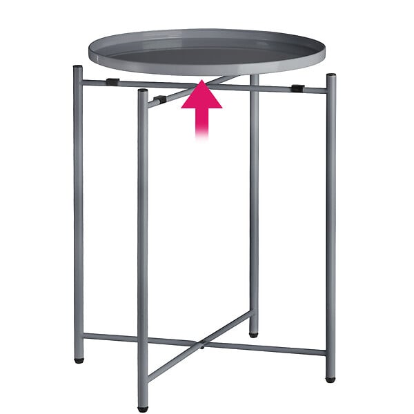 TECTAKE - Table d’appoint CHESTER 45,5x45,5x53cm - large