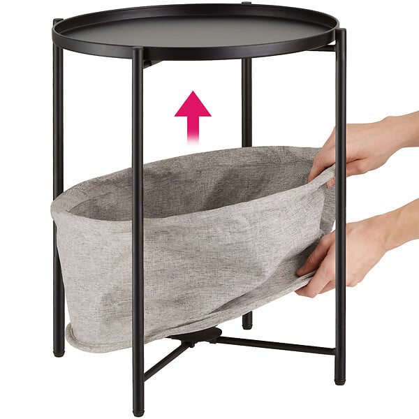 TECTAKE - Table d’appoint CANTERBURY 45,5x45,5x53cm - large