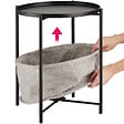 TECTAKE - Table d’appoint CANTERBURY 45,5x45,5x53cm - vignette