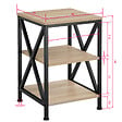 TECTAKE - Table d’appoint NOTTINGHAM 40,5x40,5x60,5cm - vignette