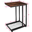 TECTAKE - Table d’appoint ETON 48x35x66cm - vignette