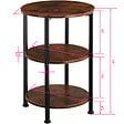 TECTAKE - Table d’appoint COLCHESTER 40x61cm - vignette