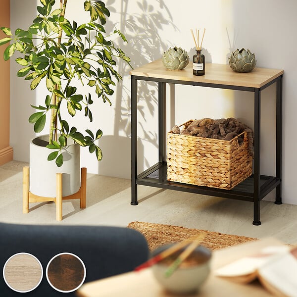 TECTAKE - Table d’appoint FILTON 60x30,5x60,5cm - large
