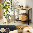 TECTAKE - Table d’appoint FILTON 60x30,5x60,5cm - vignette