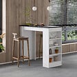 HABITAT ET JARDIN - Table de bar en bois "Swallow" 117 x 54 x 102 cm - Bendir - vignette