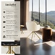 TECTAKE - Lot de 2 chaises pivotantes à 360° en velours rembourrées crème/or - vignette