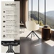 TECTAKE - Chaise pivotante à 360° en velours avec rembourrage crème/noir - vignette