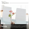 TECTAKE - Lot de 8 chaises avec strass en cuir synthétique ergonomiques blanc - vignette