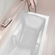 ALLIBERT - Baignoire rectangulaire 180x80x54cm avec zone de douche - Acrylique et ABS Blanc brillant - vignette