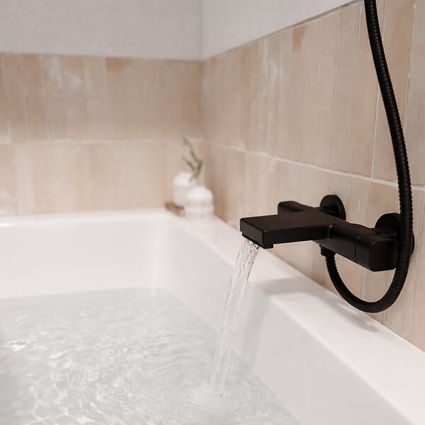 ALLIBERT - Baignoire rectangulaire duo 180x80x54cm - 100% acrylique blanc brillant - Lignes droites - large