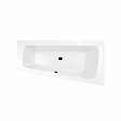 ALLIBERT - Baignoire asymétrique gauche 160x85x54 cm - 100% acrylique blanc brillant - vignette