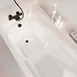 ALLIBERT - Baignoire rectangulaire 180x80x54cm - Acrylique et ABS Blanc - Dossier et accoudoirs intégrés - vignette