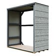 TIMBELA - Abri à bûches extérieur 1,14 m² - 75 x 153 x H159 cm - TIMBELA M980-1-TUNDRA CAVERN - vignette