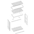 TIMBELA - Abri à bûches extérieur 1,14 m² - 75 x 153 x H159 cm - TIMBELA M980-1-TUNDRA CAVERN - vignette