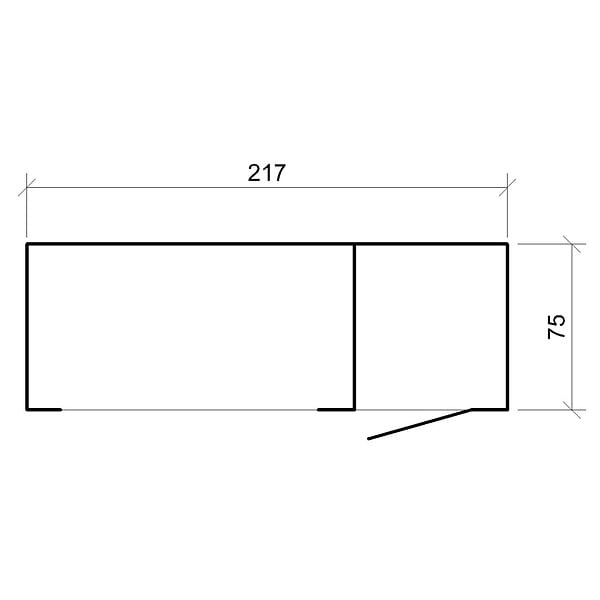 TIMBELA - Abri à bûches extérieur - 75 x 217 x H159 cm - Abri à outils et bûches - 1,09 m² + 0.53 m² - TIMBELA M981 - REDWOOD RED - large