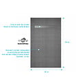 AURLANE - Receveur de douche à carreler 160x80 cm avec bonde écoulement linéaire - Grille finition chrome - vignette