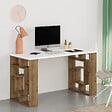 HABITAT ET JARDIN - bureau en bois "Maze" 140 x 60 x 75 cm - Blanc - vignette
