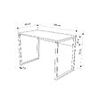 HABITAT ET JARDIN - bureau en bois "inna" 100 x 60 x 75 cm - Chêne saphir - vignette