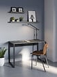 HABITAT ET JARDIN - bureau en bois "inna" 100 x 60 x 75 cm - Gris rétro - vignette