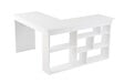 HABITAT ET JARDIN - bureau en bois "Vesper" 130 x 120 x 72 cm - Blanc naturel - vignette